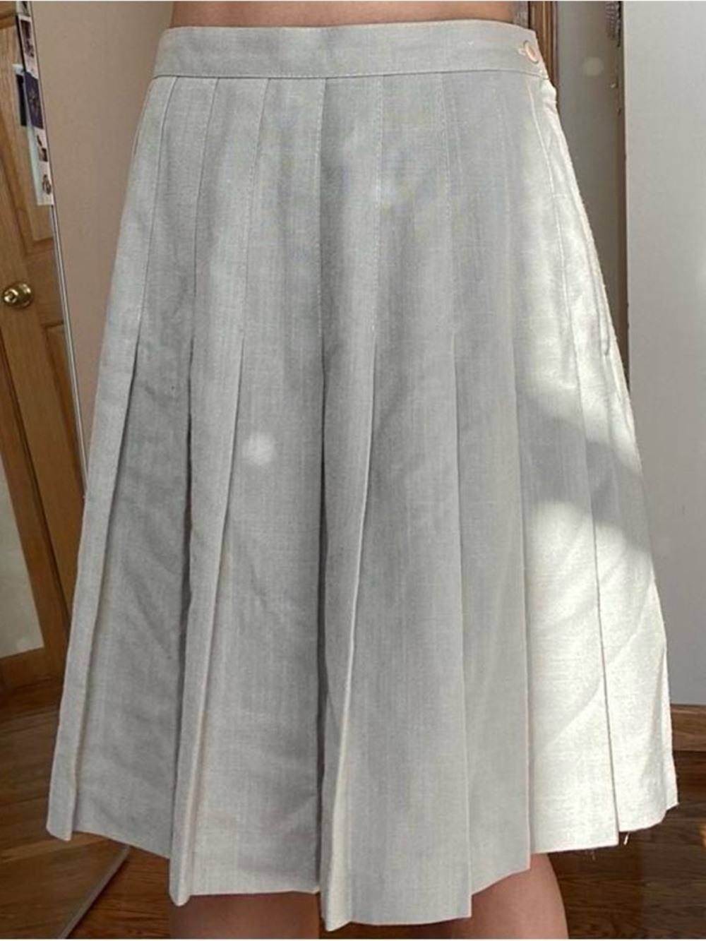 Vintage Pleated A-Line Tennis Skirt